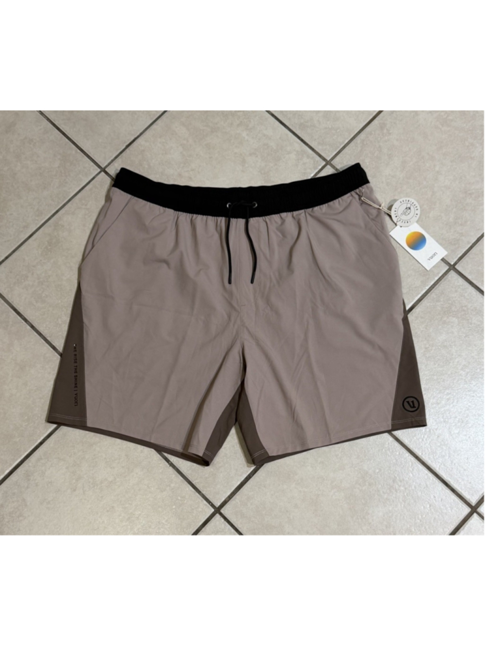 VUORI CHROMATIC KORE SHORT 7” LINED UMBER COLOR SIZE XXL